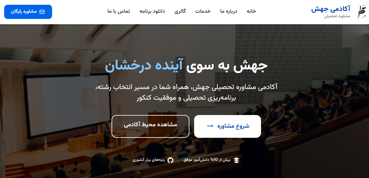 تصویر نمونه‌کار آکادمی جهش